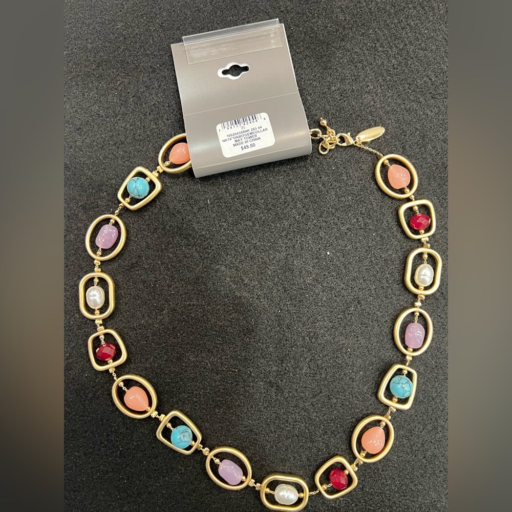 Elegant Multicolor Gold-Plated Necklace Style & Co